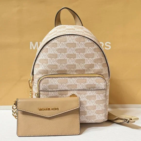 MICHAEL Michael Kors Maisie Camel XS 2 in 1 Logo Backpack s-l400.jpg main image 2